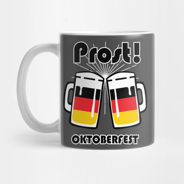 oktoberfest german flag mug prost by atomguy